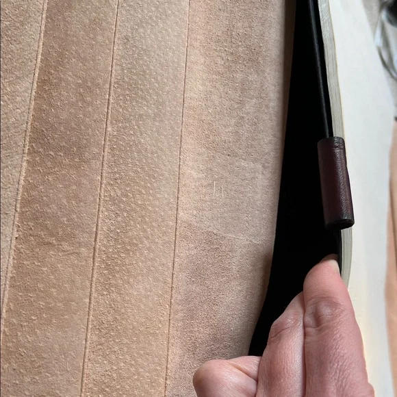 Vintage Leather and Suede Padfolio in Burgundy Excellent condition - Picture 11 of 13